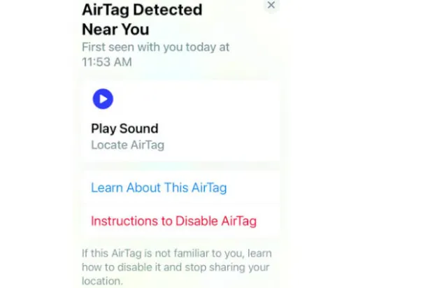 خطوات لدرء توظيف «إير تاغ» في المراقبة والتعقّب