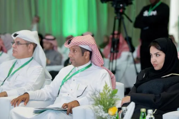 جانب من حضور منتدى دور الرياضة الجامعية في دعم الرياضة السعودية (الشرق الأوسط)