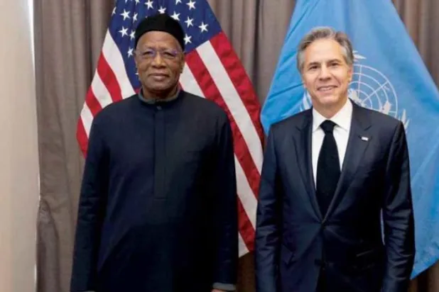 BM Libya Özel Temsilcisi Abdullah Batili ve ABD Dışişleri Bakanı Antony Blinken BM Genel Merkezi’nde (UNSMIL)