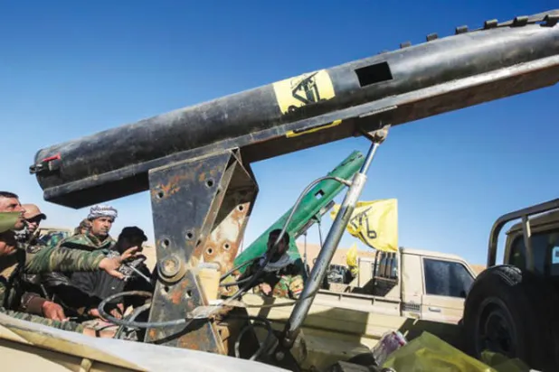 صورة أرشيفية لصواريخ إيرانية في سوريا (المرصد السوري)