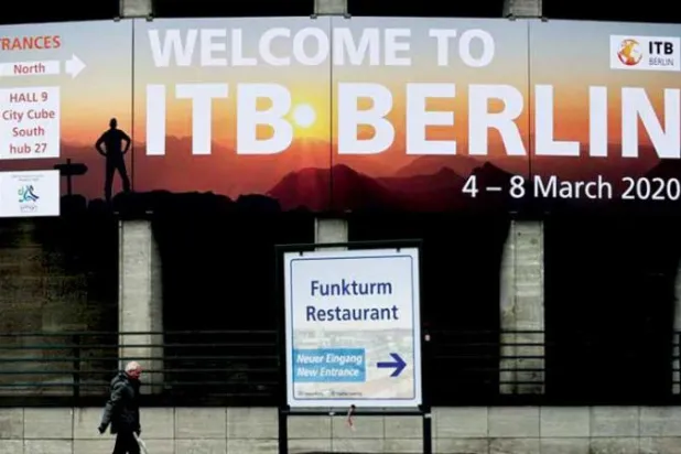 أُلغيت دورة عام 2020 والأعوام التالية لبورصة السياحة الدولية في برلين نتيجة جائحة «كورونا» (رويترز)