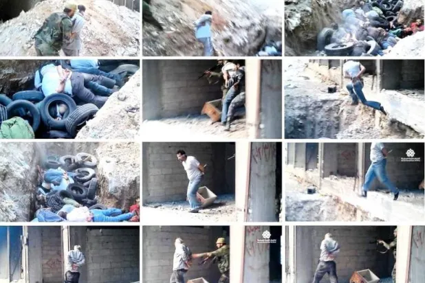 مجزرة حي «التضامن» (مواقع التواصل)