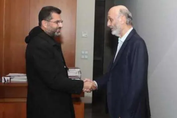 Caca, Ebu Necm ile bir araya geldi. (NNA)