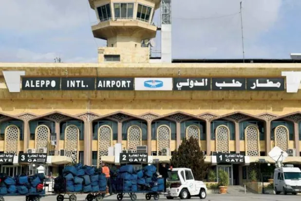 «ضربة إسرائيلية» تُخرج مطار حلب من الخدمة