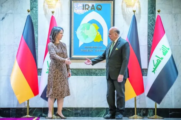 وزيرة الخارجية الألمانية في العراق لتأكيد الدعم