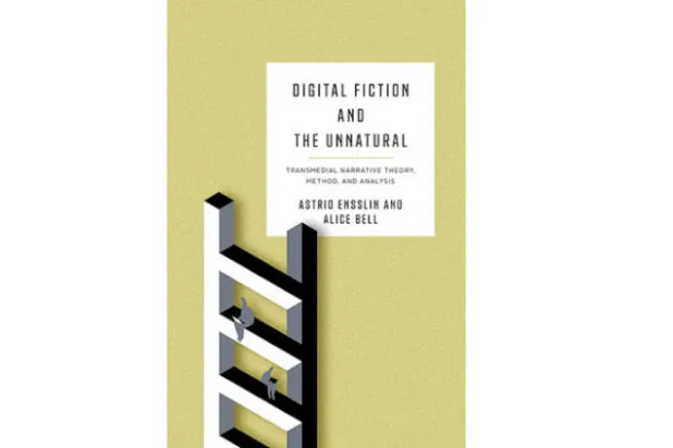 السرد المكتوب على شاشة كومبيوتر عبر وسيط رقمي