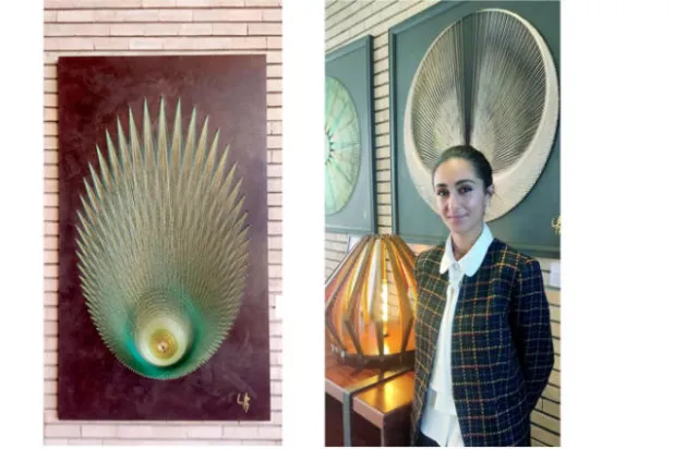 هيام الرحماني... تشكيلية مغربية ترسم بالخيوط