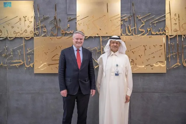 وزير الطاقة السعودي يجتمع بأمين «التعاون الاقتصادي والتنمية»