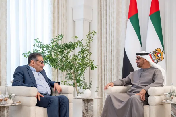 UAE President, Iran National Security Secretary Discuss Issues of Common Interest 