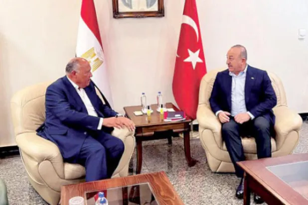 وزير الخارجية التركي في القاهرة اليوم لاستكمال «تطبيع» العلاقات