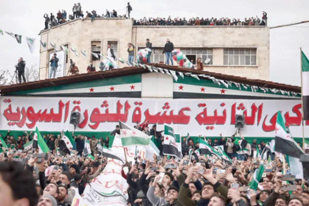 مظاهرات في ذكرى الثورة بشمال سوريا وجنوبها