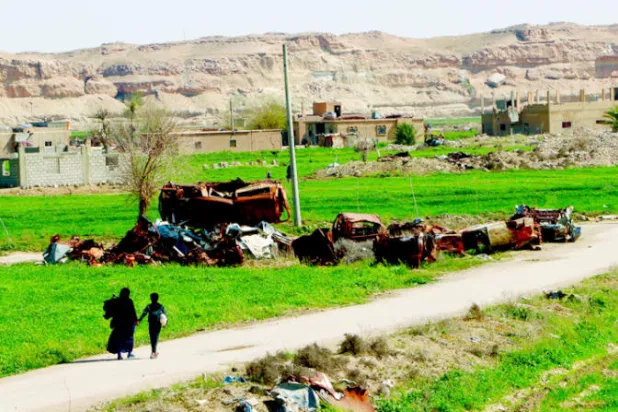 الباغوز لنفض «غبار الحرب» بعد 4 سنوات على هزيمة «داعش»