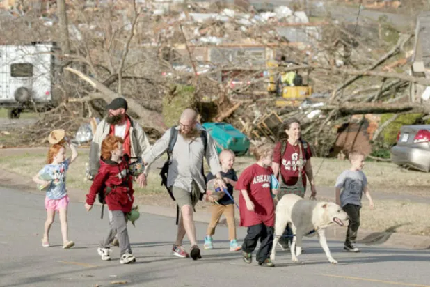 قتلى وجرحى بإعصار وعواصف في الولايات المتحدة