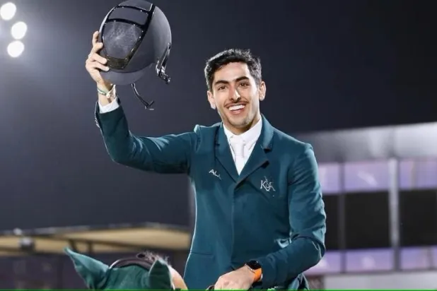 السعودي الراجحي يشارك في بطولة العالم لقفز الحواجز