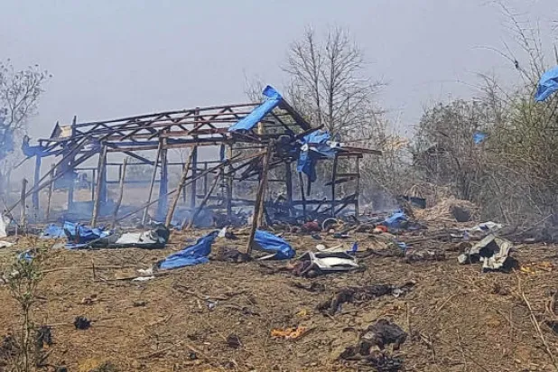 المجلس العسكري في ميانمار يؤكد شن غارة أودت بحياة العشرات