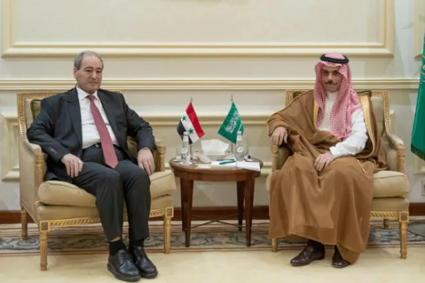 السعودية تدعم الدولة السورية لبسط سلطتها