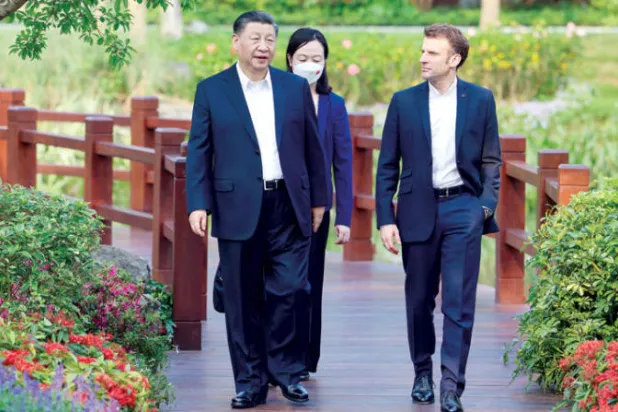 اتساع الاستياء الأوروبي من موقف ماكرون حيال الصين