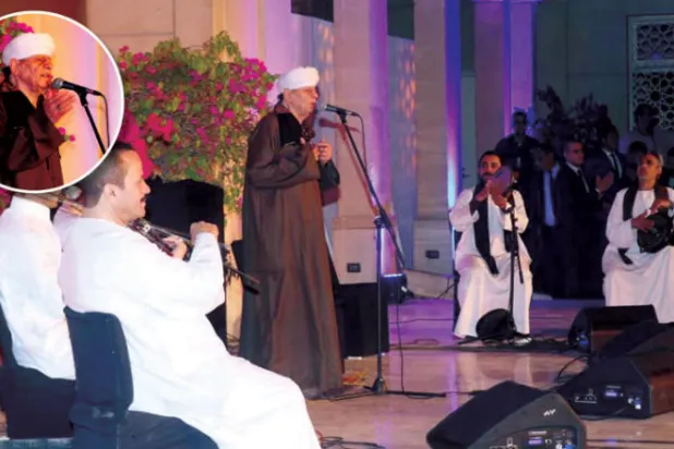 شيخ المنشدين يختتم «ليالي رمضان» في «الأوبرا» المصرية