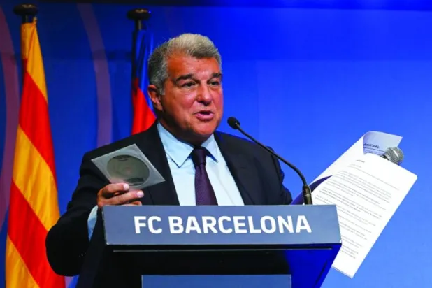 لابورتا يتهم ريال مدريد  بإثارة حملة تشهير ضد برشلونة