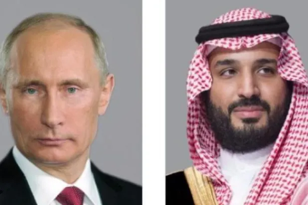 محمد بن سلمان وبوتين يستعرضان المسائل المشتركة