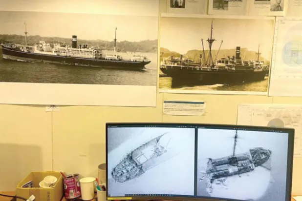 العثور على حطام سفينة من الحرب العالمية الثانية قبالة الفلبين