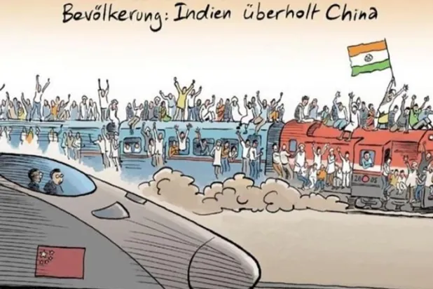 Der Spiegel'ın "nüfus" karikatürü Hindistan'ı öfkelendirdi