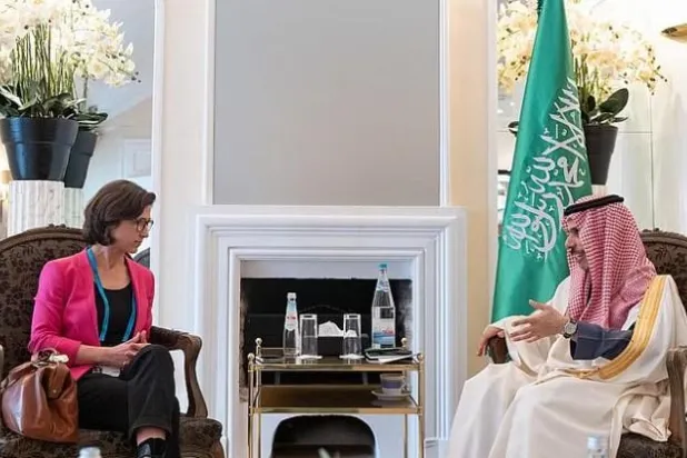 وزير الخارجية السعودي يبحث مع نظيرته الألمانية تطورات الأحداث في السودان