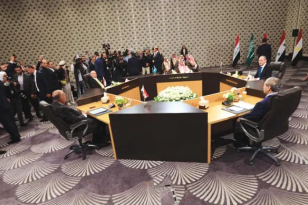 کل عمان میں شام سے متعلق عرب وزارتی اجلاس (اے ایف پی)