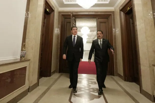 بارزاني: ملتزمون قرار عدم وجود علاقات بين العراق وإسرائيل