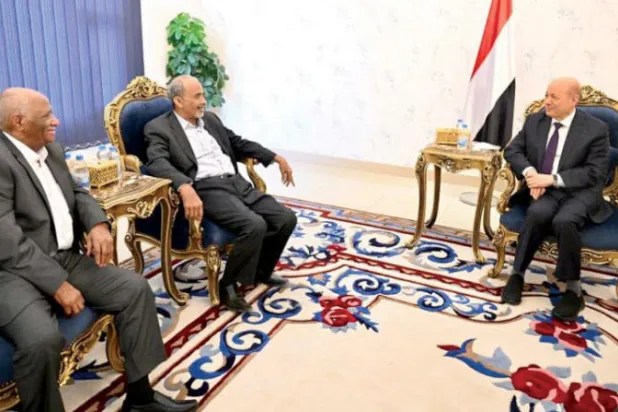 غروندبرغ يتحدث عن «نقاش جوهري» مع العليمي ويدعو لتقديم التنازلات