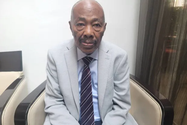 Sudan’s National Umma Party Chairperson Fadlallah Baramah (Asharq Al-Awsat)