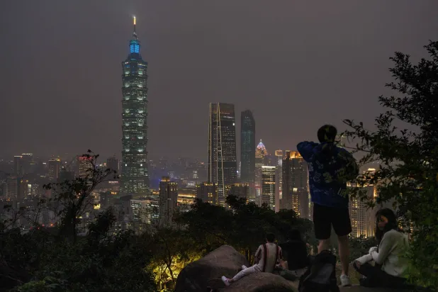 صورة عامة للعاصمة التايوانية تايبيه (أ.ف.ب)