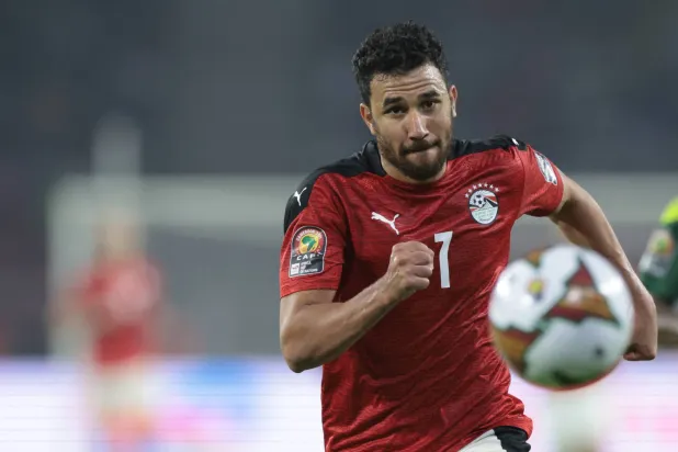 محمود حسن (تريزيغيه) لاعب منتخب مصر (غيتي)