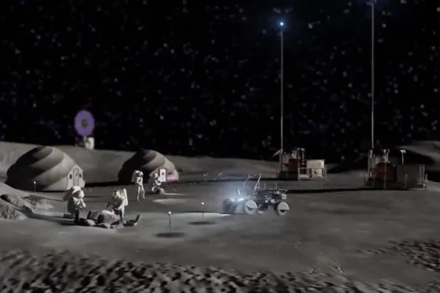 صورة مثبتة من مقطع فيديو نشرته ناسا على (إكس)