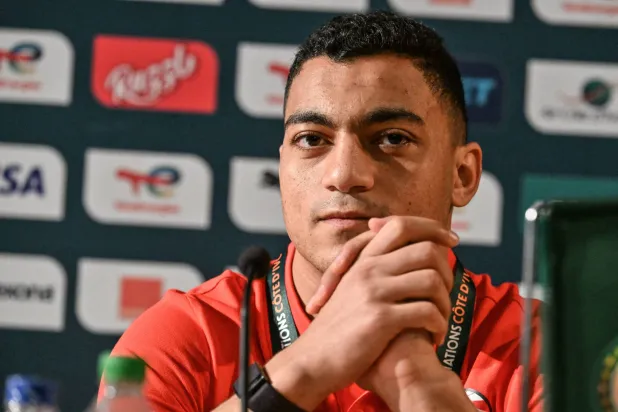 مصطفى محمد لاعب منتخب مصر (غيتي)