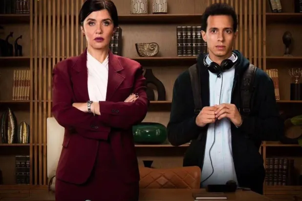 The two lead actors in the drama 'Special Case'. (photo credit to the production company)