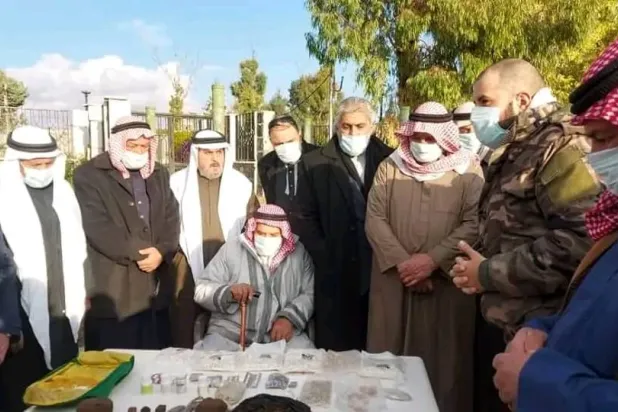 إتلاف الأهالي لكميات من المخدرات في ريف درعا الشرقي