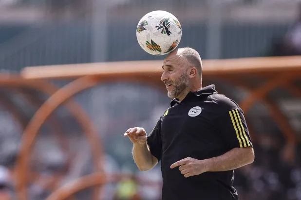 جمال بلماضي المدير الفني للمنتخب الجزائري (غيتي)