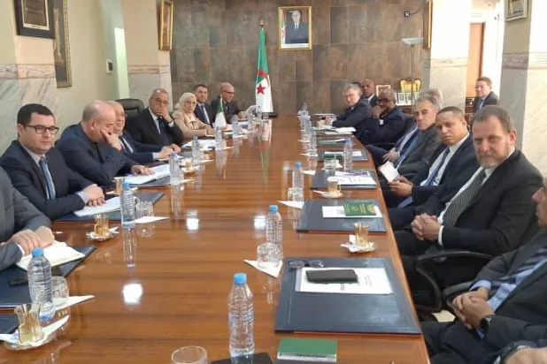 اجتماع للوفد الاقتصادي الأميركي في وزارة الصناعة الجزائرية (وزارة الصناعة)