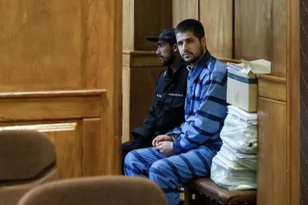 قبادلو خلال إحدى جلسات محاكمته (ميزان)