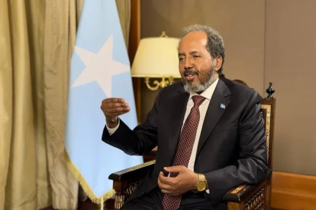 Somali Cumhurbaşkanı Hasan Şeyh Mahmud, Şarku'l Avsat'a konuştu: Sisi ile Etiyopya'ya savaş ilanını görüşmedim