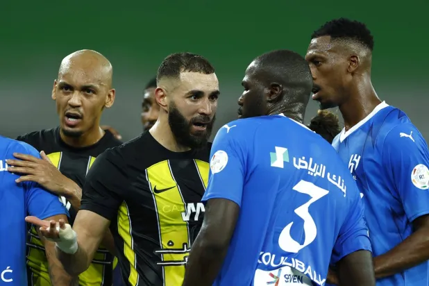 بنزيمة من مواجهة أمام الهلال (غيتي)