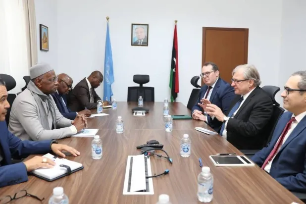 Meeting of the American delegation with the UN envoy to Libya (US Embassy)

 