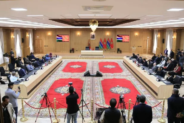 جانب من أشغال الدورة الثالثة للجنة المختلطة لتعاون المغرب - غامبيا (ماب)