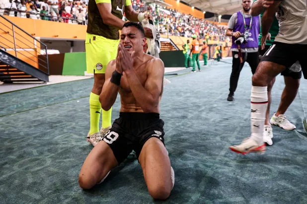 النجم المصري الآمال معلقة عليه (أ.ف.ب)