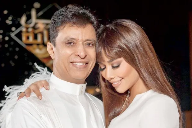 بلقيس مع والدها الفنان أحمد فتحي (حسابها على إنستغرام)