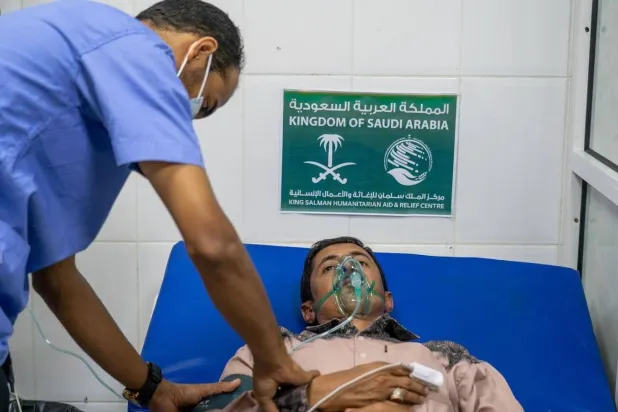 Saudi oxygen stations in Yemen meet the urgent need in major hospitals. (United Nations) 