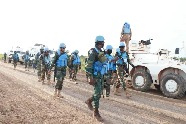 عناصر قوة الأمم المتحدة الأمنية المؤقتة لمنطقة آبيي الحدودية بين السودان وجنوب السودان (الأمم المتحدة)