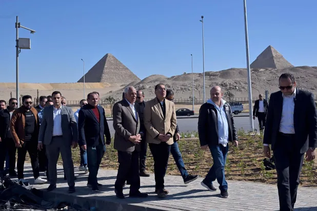 تطوير المنطقة المحيطة بالمتحف الكبير (مجلس الوزراء المصري)