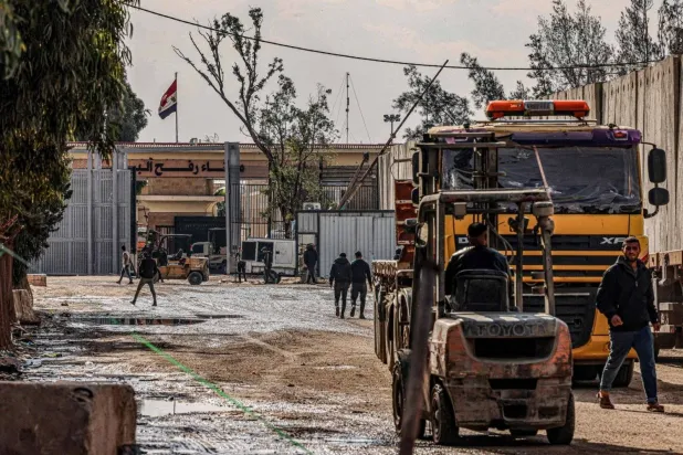 Mısır ile Gazze Şeridi arasındaki Refah kapısı (AFP)